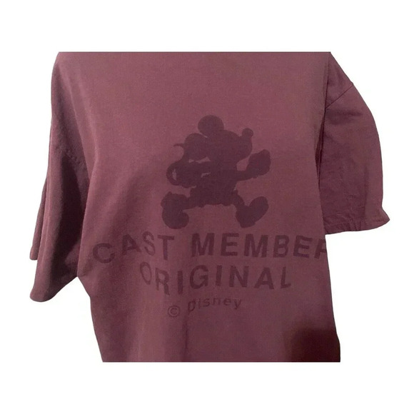 Vintage Disney Cast Member Original Brown T Shirt Size Large RARE - Picture 3 of 16